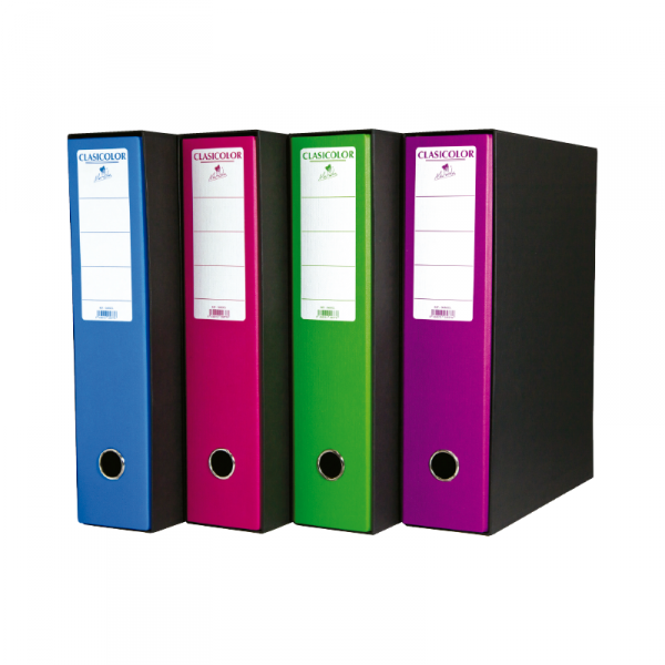 Archivador A·Z Cartón Forrado Papel Impreso Jaspeado Carpetas Mariola