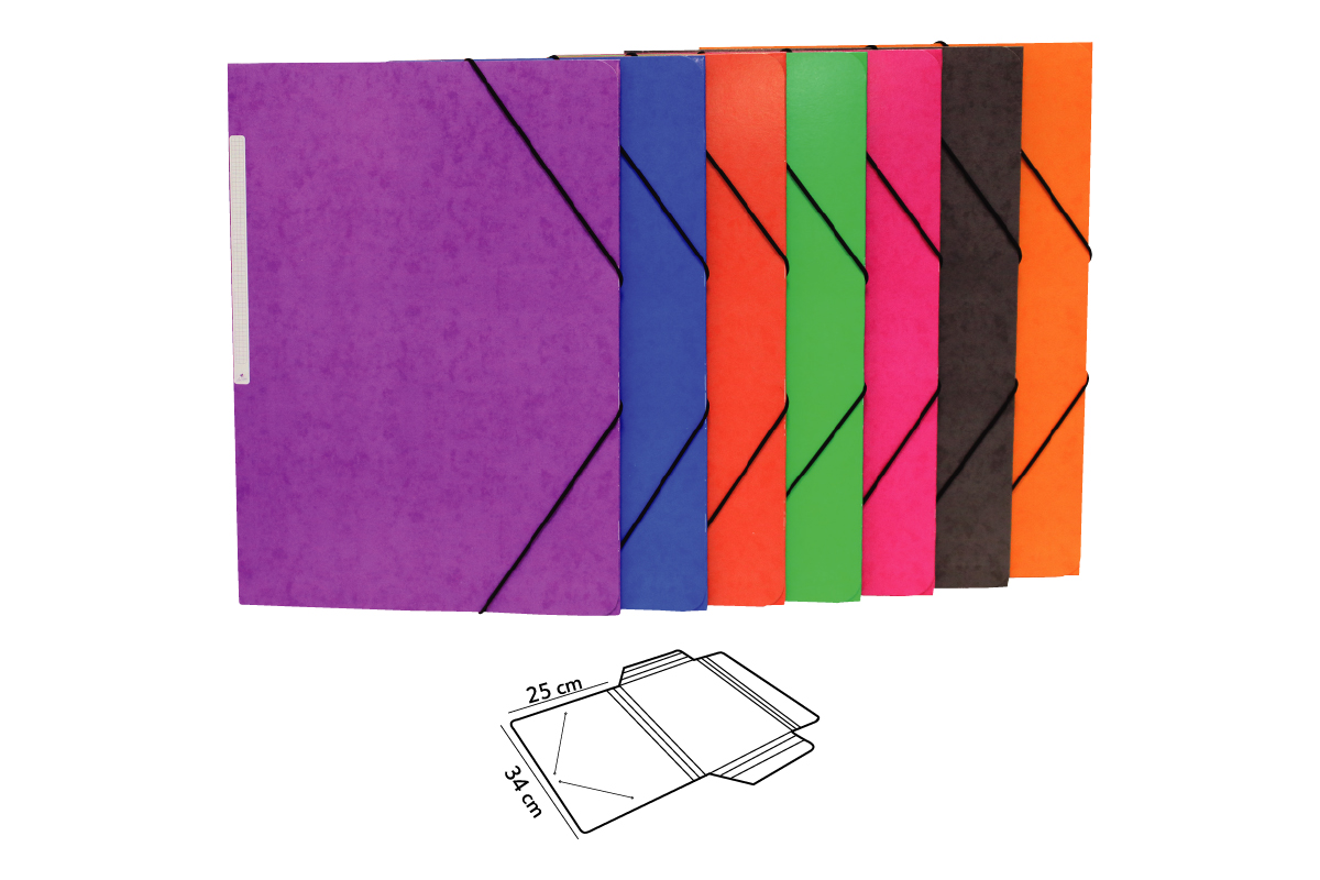 06.CARPETA COLOR CARTON SIMILPRESPAN CON ETIQUETA EN LOMO 500 gr.