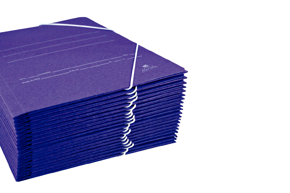 01.carpeta carton azul mate 500 gr