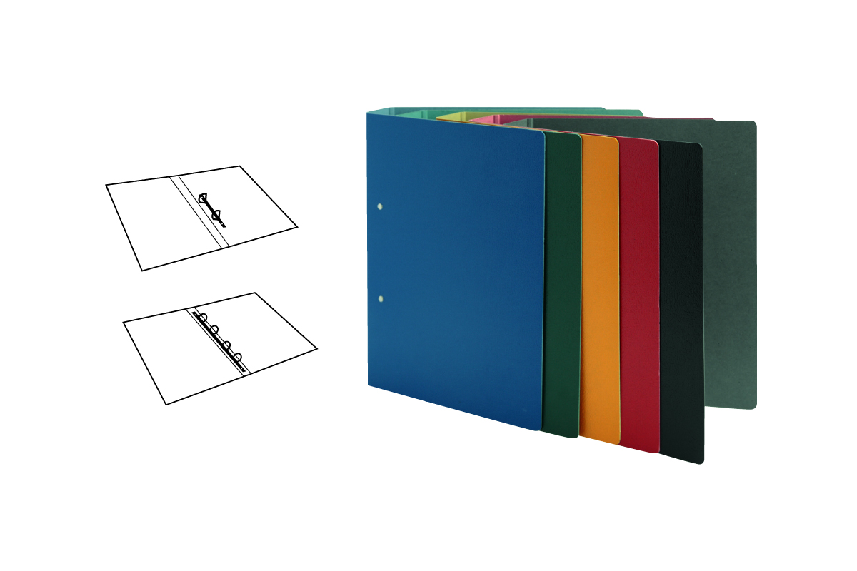 02.CARPETA ANILLAS CARTON COMPACTO GOFRADO COLORES