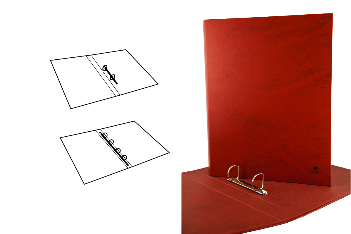 03.CARPETA ANILLAS CARTON FORRADO CUERO PAPEL PLASTIFICADO MATE