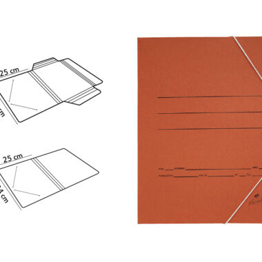 CARPETA CARTÓN CUERO MATE 500 gr.