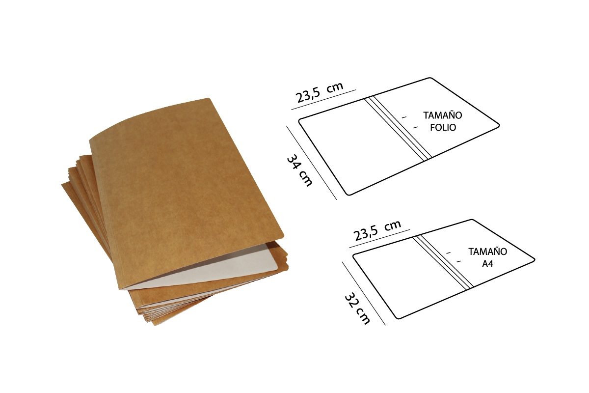 05.SUBCARPETA KRAFT BICOLOR 240 gr.