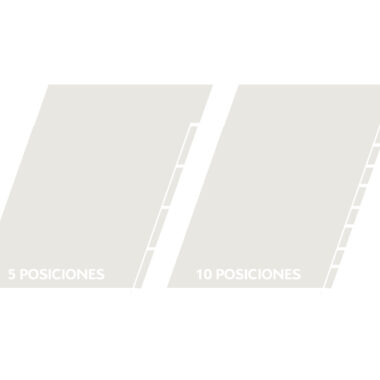 SEPARADOR A4 CARTULINA BLANCA 180gr. SIN TALADRO