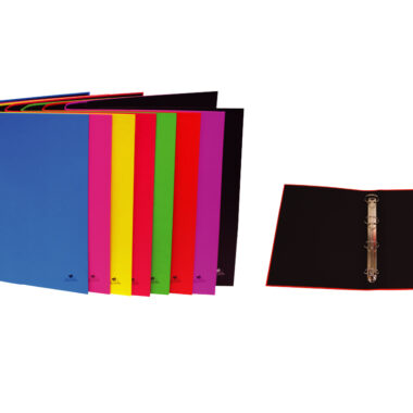 LAMINATED COATED CARDBOARD RING BINDER EXHIBITOR
