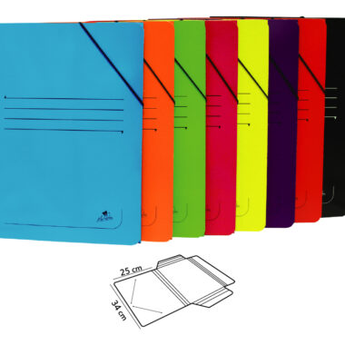 CARPETA Fº COLOR CARTÓN PLASTIFICADO BRILLO 500 gr.