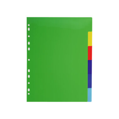SEPARADOR A4 POLIPROPILENO COLOR SURTIDO