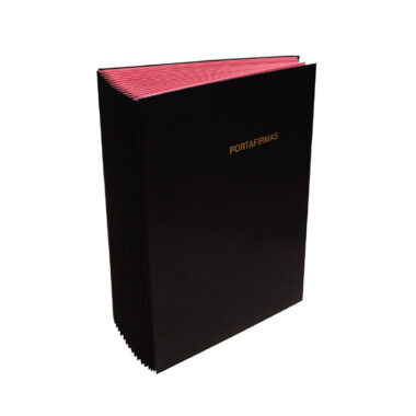 PORTAFIRMAS TAPA CARTÓN FORRADO WAFLEX INTERIOR CLASIFICADOR CARTULINA