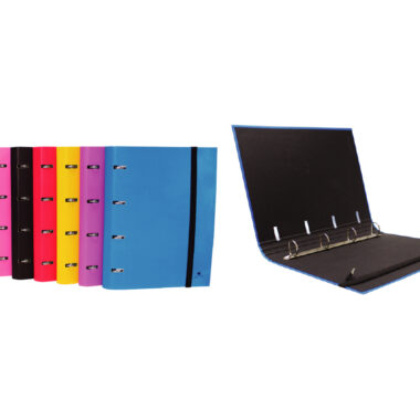 CARPEBLOCK CARTÓN FORRADO PLASTIFICADO CIERRE GOMA 25mm (Sin Recambios)