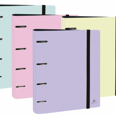 CARPEBLOCK DE PLÁSTICO POLYFOAM 2MM PASTEL CIERRE GOMA 25mm