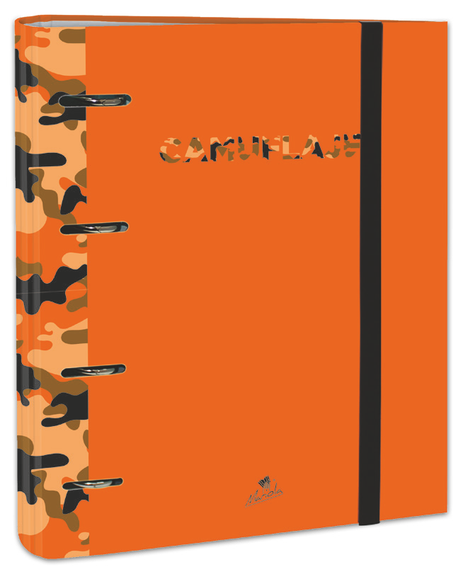 EXPOSITOR CARPEBLOCK 4 ANILLAS 40 MM CARTÓN FORRADO EN PAPEL IMPRESO CON DISEÑOS PLASTIFICADO MATE - Imagen 5