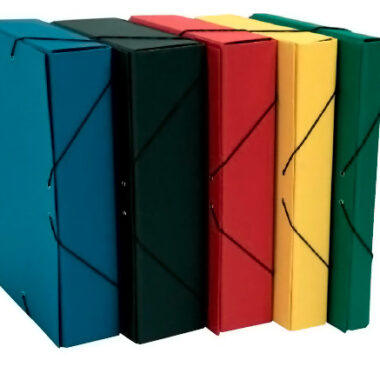 CAJA PROYECTO CARTÓN FORRADO GELTEX ARMADA CIERRE GOMA