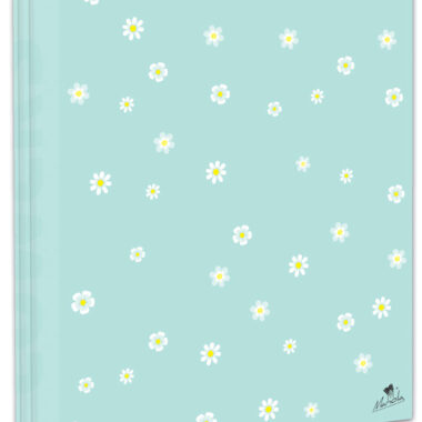 EXPOSITOR CON 12 CARPETAS 4 ANILLAS 40 MM CARTÓN FORRADO EN PAPEL IMPRESO CON DISEÑOS PLASTIFICADO MATE