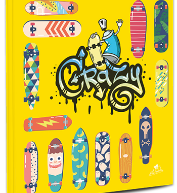 EXPOSITOR 16 CARPETAS 4 ANILLAS 25 MM CARTÓN FORRADO EN PAPEL IMPRESO CON DISEÑOS PLASTIFICADO MATE