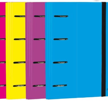 CARPEBLOCK CARTÓN FORRADO PLASTIFICADO MATE CIERRE GOMA 40mm (sin recambio)