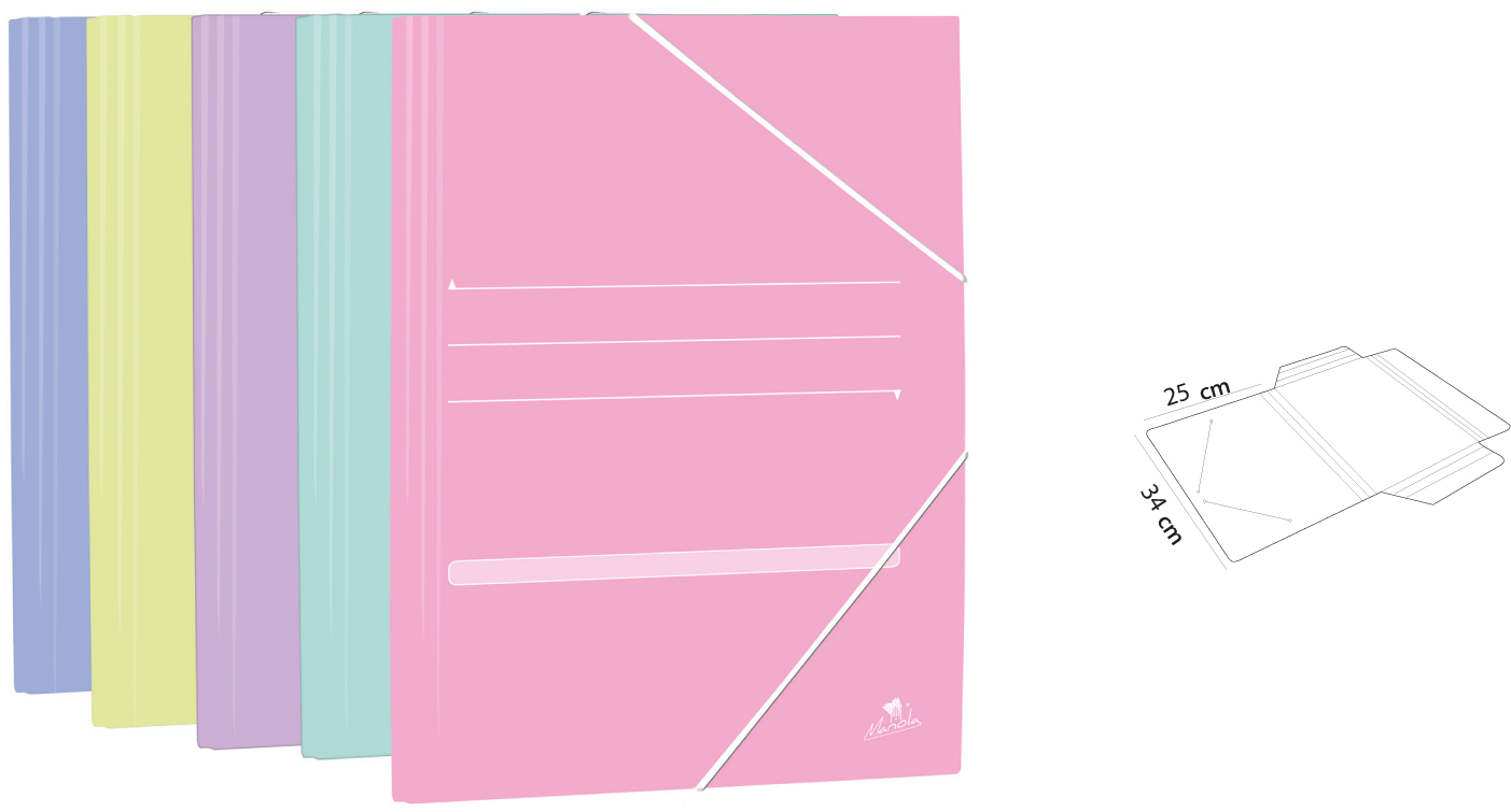 CARPETA CARTON COLOR PASTEL MATE 500GR IMG