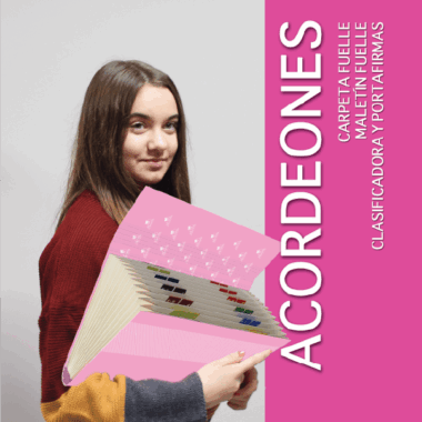 Carpetas fuelle, Maletines fuelle, Clasificadora, Portafirmas