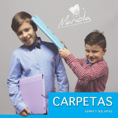 Carpetas con gomas y solapas